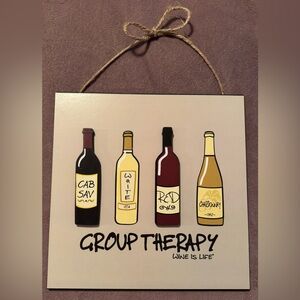 Wine Themed Wall Art with Bottles